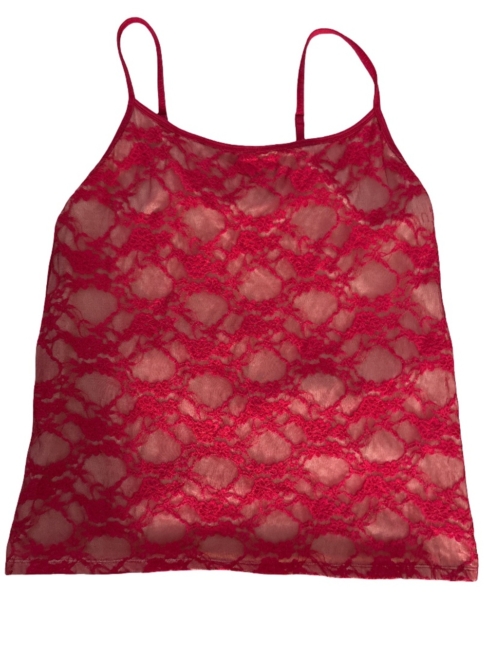 Torrid Red Lace-Trim Camisole